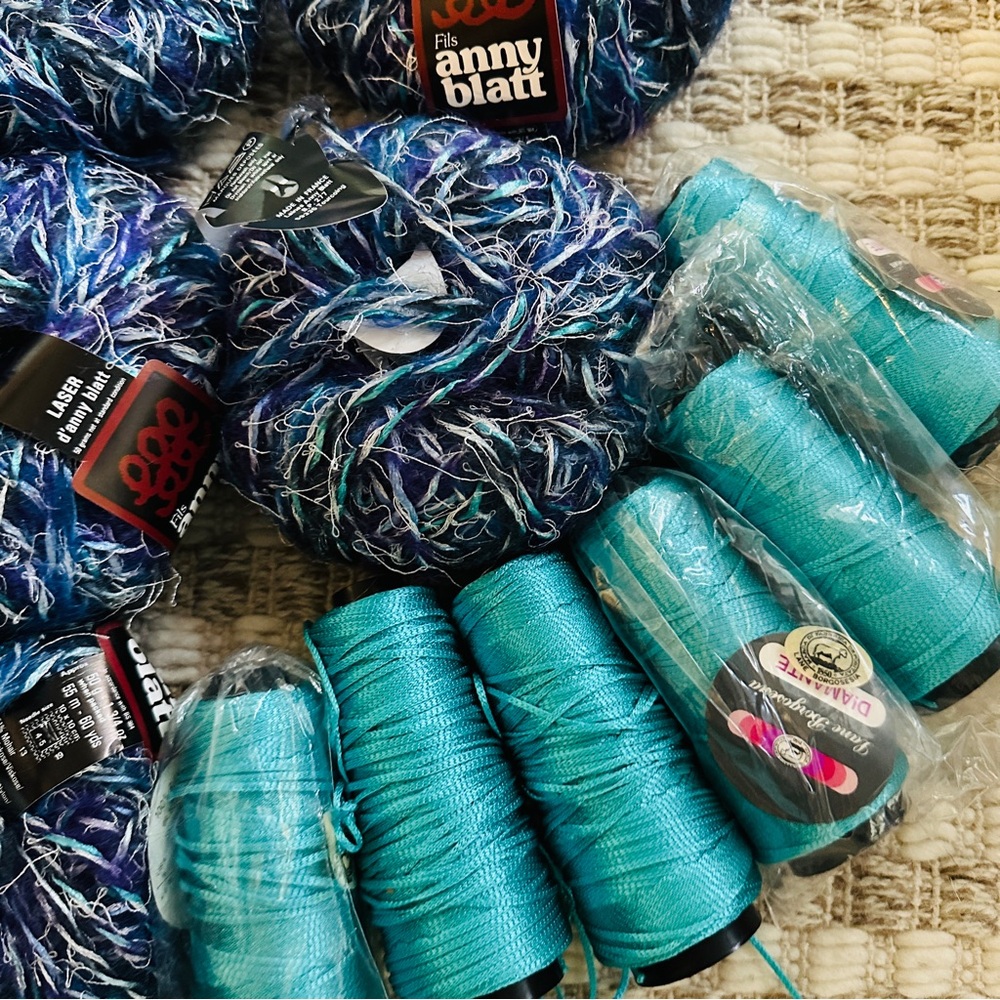 🧶 Bundle of 13 Yarn Skeins, Anna Blatt‎ & Lane Borgosesia - Picture 4 of 9
